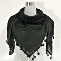 Grosir Syal Wajah Shemagh Gurun Arab Kustom untuk Pria Wanita Pola Solid 100% Katun Kanvas Bernapas untuk Penggunaan Sehari-hari di Luar Ruangan.