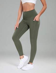 Service OEM Leggings pour femmes Respirant Mid 100% Cotton Casual Gym Wear Genou-Length Anti-Bacterial Meilleur prix pour la vente en ligne - Product Image 4