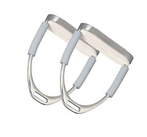 Nouvel arrivage d'étriers de cheval sautant en acier inoxydable léger réglable poignée de sécurité usine OEM exportation - Product Image 4