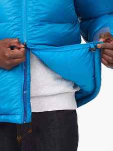 OEM Service Outdoor Men Puffer Jacket Transpirable Stand Collar Front Logo Casual Abrigo de invierno - Product Image 3