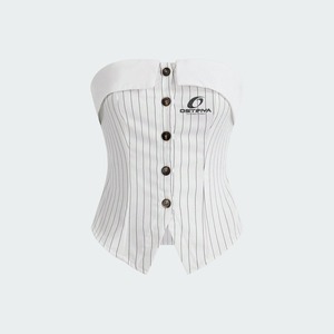 Women's Casual Solid Ribbed Knit Crop Vest One Size Sleeveless <b>Sports</b> <b>Tank</b> <b>Top</b> with Front Print Breathable Travel Cropped Design - Product Image 2