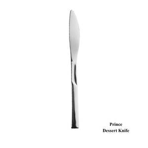 Juego de Cubiertos Prince de Acero Inoxidable de 14g - Colección Elegante de Cubiertos Planos de 14 SWG para Servir Comida y Postre - Product Image 4