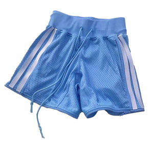 Nouveauté été 2021, ensemble de sport décontracté écologique pour femme, haut à capuche zippé de motard, short de jogging, lacets, boutons, ceintures - Product Image 5