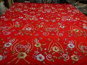 Tela de Excelente Calidad, Lujosa, con Cuentas de Cristal Clásicas, Tela con Cuentas Disponible al Mejor Precio - Product Image 4