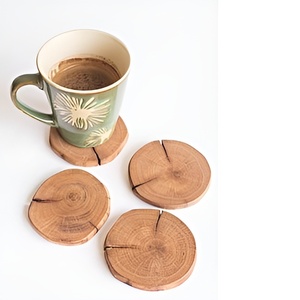 Dessous de verre en bois élégants et modernes gratuits Artisanat de la meilleure qualité par le fabricant indien Tapis et tampons de dessous de verre en pierre d'agate - Product Image 1