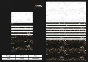 Carreaux muraux en céramique 300x600mm pour salle de bain et cuisine, finition brillante ou mate, surface sculptée effet sucre, design mural intérieur luxueux - Product Image 2