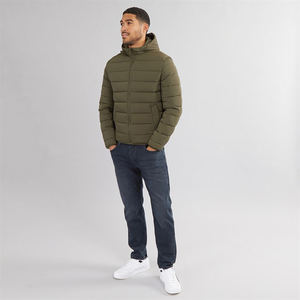 Veste d'extérieur légère et imperméable à glissière, manteau bouffant confortable, matelassé durable, vêtements d'extérieur d'hiver coupe-vent unisexe, vente en gros - Product Image 4