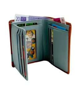 Venta caliente de los nuevos hombres de negocios de gran capacidad de dos pliegues multifunción billetera con bolsillo para monedas y bolsillos múltiples - Product Image 2