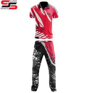 Kit de uniforme de Cricket personalizado, camisa de manga larga, camisa y pantalones, uniforme de Cricket sublimado, ropa de partido De Cricket personalizada - Product Image 3