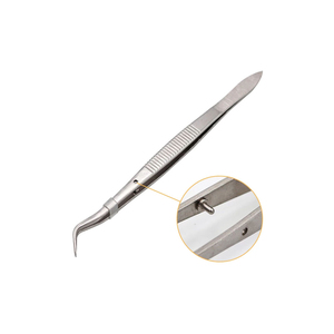 Pinces à tissus manuelles en acier inoxydable OEM, 1 x 2 dents, 20,0 cm, intestinales et de dissection - Product Image 4