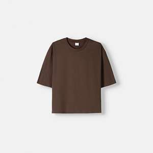 T-shirt à épaules tombantes pour hommes de haute qualité, poids lourd 100% coton, conception personnalisée anti-rides et à séchage rapide pour hommes - Product Image 6