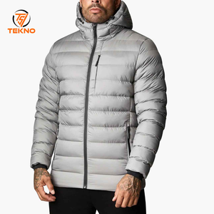 Veste coupe-vent imperméable hiver chaud rembourré Polyester coton matelassé manteau polaire matelassé hommes doudounes Service OEM - Product Image 1