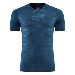 เสื้อยืดออกกำลังกายวินเทจสำหรับผู้ชายเสื้อยืดพิมพ์ลายซับลิเมชันแห้งเร็วทรงพอดีผ้าโพลีเอสเตอร์/ ผ้าฝ้าย220กรัมระบายอากาศได้ดี - Product Image 5