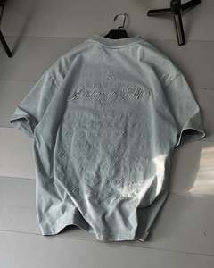 เสื้อยืดคอกลมสำหรับผู้ชายเสื้อยืดผ้าฝ้าย100% โอเวอร์ไซส์ออกแบบได้ตามต้องการสำหรับฤดูร้อน - Product Image 6