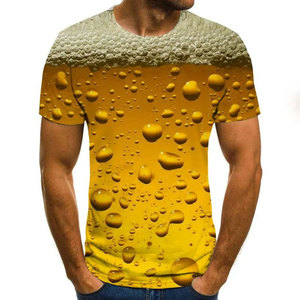 เสื้อยืดคอกลมสำหรับผู้ชายลายตัวอักษรพิมพ์ซับลิเมชันสินค้ามาใหม่ - Product Image 4