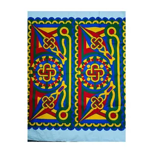 Tissu d'habillement de mariage Meba Wo Tem Art imperméable, brodé, tissé en polyester/coton, provenant d'un fabricant indien - Product Image 1