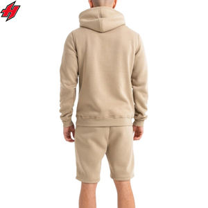 Sweat à capuche unisexe personnalisé avec fermeture éclair, en polaire, séchage rapide, polyester/coton, respirant, pour l'entraînement, bas de tenue pour l'automne - Product Image 3