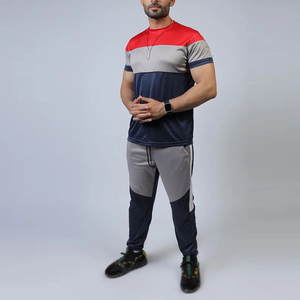 Nuevo Conjunto Deportivo de Verano Personalizado para Hombre, Venta al Por Mayor, Color y Talla Personalizables, Camiseta y Pantalón, 100% Algodón Ligero - Product Image 2