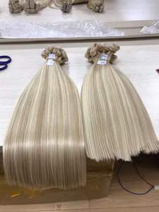 วิกต่อผมมนุษย์แบบยาวสองชั้นทำจากเส้นใยธรรมชาติแบบเรียบสังเคราะห์ - Product Image 5