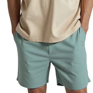Comfortable <b>Men's</b> Sporty Casual <b>Shorts</b> Quick-Drying Eco-Friendly Mid Waist Hot <b>Shorts</b> Pattern Elastic Logo OEM Service Available - Product Image 2