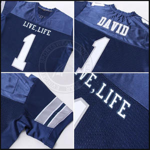 Camiseta de fútbol americano sublimada personalizada profesional Camiseta de fútbol americano local y visitante - Product Image 6