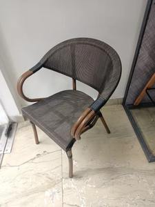 Luxury Colored Microfiber <b>Cushion</b> <b>for</b> Restaurant Furniture Popular Wooden Solid Chair with <b>Cushion</b> <b>for</b> Dining Area Wholesale - Product Image 4