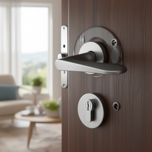 1144 VK 8mm Alu F1 Fixed Rotating Bearing Door <b>Handle</b> for <b>Windows</b> & Doors - Product Image 3