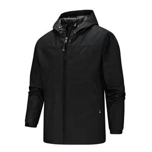 Chaqueta Cortavientos Acolchada Impermeable Ligera y Transpirable de Diseño Personalizado para Hombre, con Cremallera, Delgada, para Correr, Senderismo y Trotar al Aire Libre - Product Image 5
