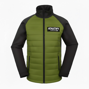 Veste à capuche zippée pour homme, coupe-vent, polyester respirant et durable, veste décontractée pour la randonnée, les voyages et les sports. - Product Image 1
