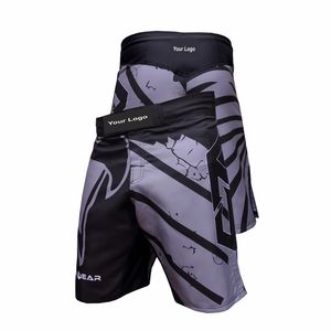 Short MMA pour enfants OEM pour l'entraînement Kickboxing Fighting Cage Fight Muay Thai Boxing-Custom Logo Martial Arts Wear - Product Image 3