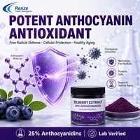 Extrait de Myrtille 25% Anthocyanidines en Poudre Santé Oculaire Antioxydant Nutraceutique