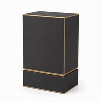 Boîte à parfum en papier rigide de luxe personnalisée, logo imprimé, emballage cadeau pour parfum, faible MOQ