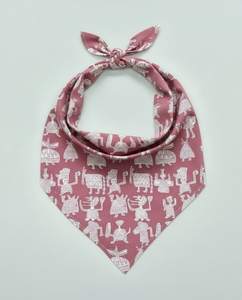 Bandana en coton 100% personnalisable, impression florale en bloc, 21x21 pouces, impression à la main, durable, séchage rapide, respirant - Product Image 5