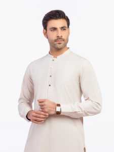 Salwar Kameez élégant pour hommes pakistanais, tenue traditionnelle ethnique musulmane décontractée pour mariage, fête de l'Aïd et usage quotidien - Product Image 2