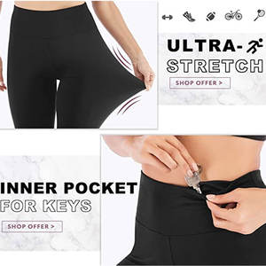 Legging de fitness pour femme en maille respirante de haute qualité, taille mi-haute, logo personnalisable, différentes tailles, fabrication pakistanaise, sans couture - Product Image 4