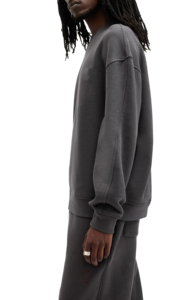Nouveau sweat-shirt en molleton d'hiver pour homme à col rond, tendance et confortable, élégant, 100% coton mélangé, surdimensionné, épaules tombantes - Product Image 5