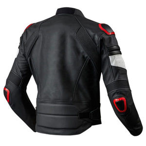 Veste en cuir de la meilleure qualité pour hommes pour la moto et la course automobile, vêtements confortables et coupe-vent - Product Image 2