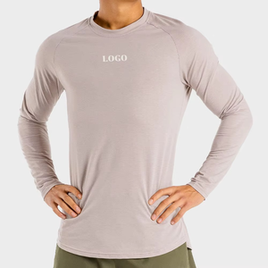 Camiseta de Hombre con Logotipo Personalizado, Diseño de Última Moda, Impresión Serigrafiada, Alta Calidad, Ropa de Verano, Manga Larga, Cuello Redondo, Transpirable, Antiarrugas - Product Image 5