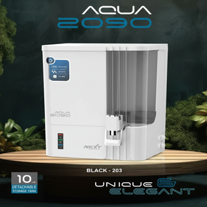 Filtre à eau modèle Aqua 2090 BLACK-203 pour montage mural et installation sur comptoir, indicateur LED, plastique ABS de qualité alimentaire - Product Image 2