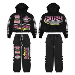 Chándal Unisex de Invierno Personalizado con Logotipo Premium, Impresión y Bordado, Marca Privada, 100% Algodón, Ligero, Ecológico, Lavado Ácido - Product Image 5