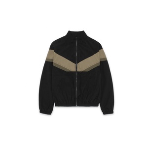 Chaqueta cortavientos al por mayor con cremallera, servicio OEM, fabricante personalizado, chaqueta cortavientos de poliéster para hombre - Product Image 4
