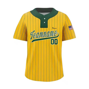 Maillots de baseball col en V personnalisés, respirants, à séchage rapide, 100 % polyester, taille confortable, vente chaude, haute qualité, vente en gros - Product Image 6