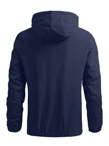เสื้อแจ็คเก็ตกันลม/กันลมสำหรับผู้ชายผลิตตามแบบ - Product Image 2