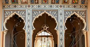 Traditional Indian Handmade Decorative Wall <b>Door</b> Hangings <b>Beads</b> Tin Metal Strings Bell Home Decoration Novelty Creative - Product Image 2