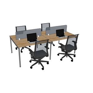 OMA II Steel <b>Legged</b> 240x120cm <b>Foldable</b> Office Furniture <b>Table</b> for Office & Hospital-HBOM211 - Product Image 2