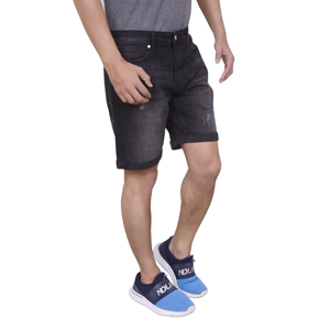 Wholesale <b>Shorts</b> Jeans High Quality Custom logo Acid Washed Double Waisted Denim <b>Shorts</b> for <b>Men</b> - Product Image 6