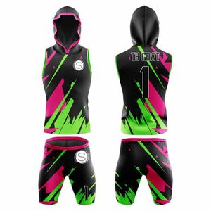 Conjuntos de uniformes de fútbol americano Nuevo diseño Sublimación 7 en 7 uniformes - Product Image 1