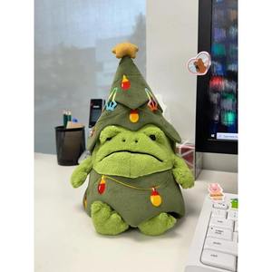 Jelly Cat's Limited Edition <b>UK</b> Christmas Frog <b>Plush</b> <b>Toy</b> Super Soft PP Cotton Filling Cute and Comfortable Christmas Figure <b>Toy</b> - Product Image 5