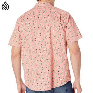 Wholesale Custom Buttons Pocket Casual <b>Beach</b> <b>Shirts</b> Printed OEM Spring Summer <b>men's</b> <b>shirts</b> - Product Image 3