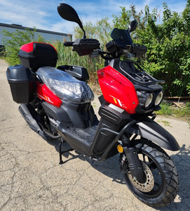 (EF) Scooter Moped 200cc Condor Tank 4 temps EFI à essence avec freins à disque - SADDLE BAG TANK 200 - Product Image 3